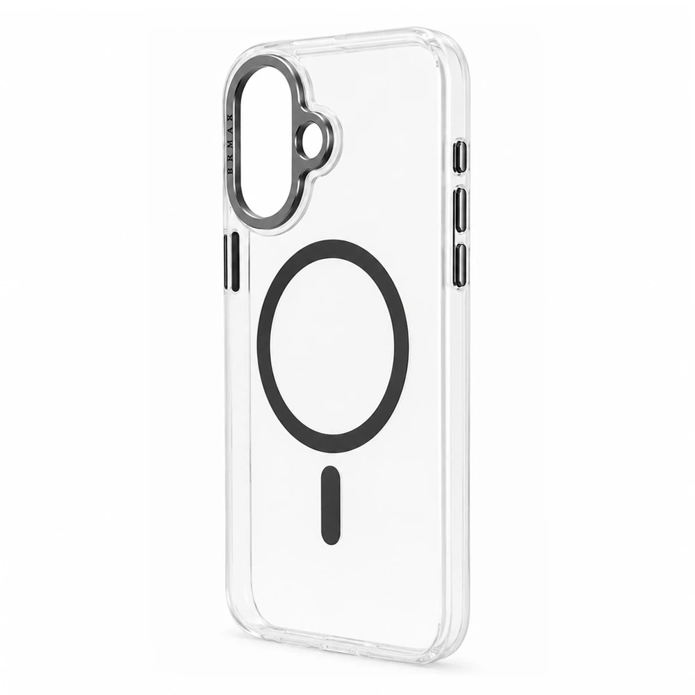 Husa spate pentru iPhone 16 Plus Berlia Magsafe Series - Gri
