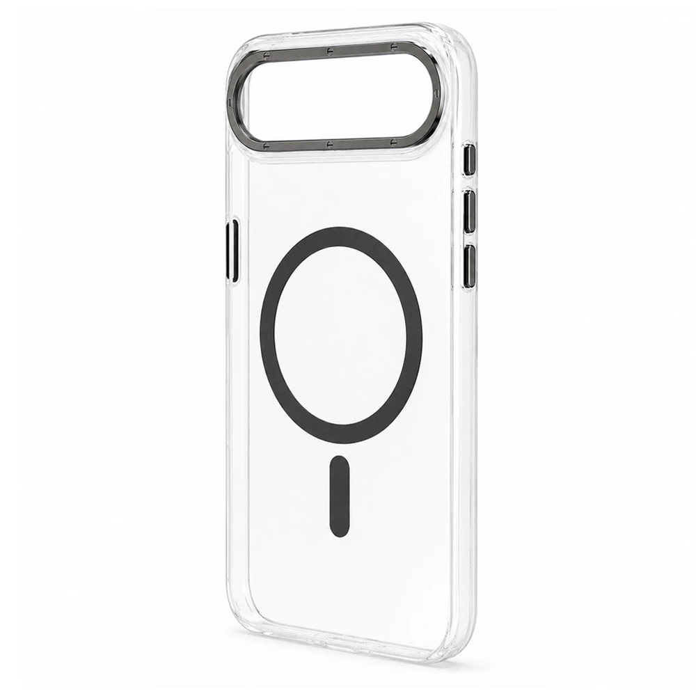 Husa spate pentru iPhone 17 Air Berlia Magsafe Series - Gri