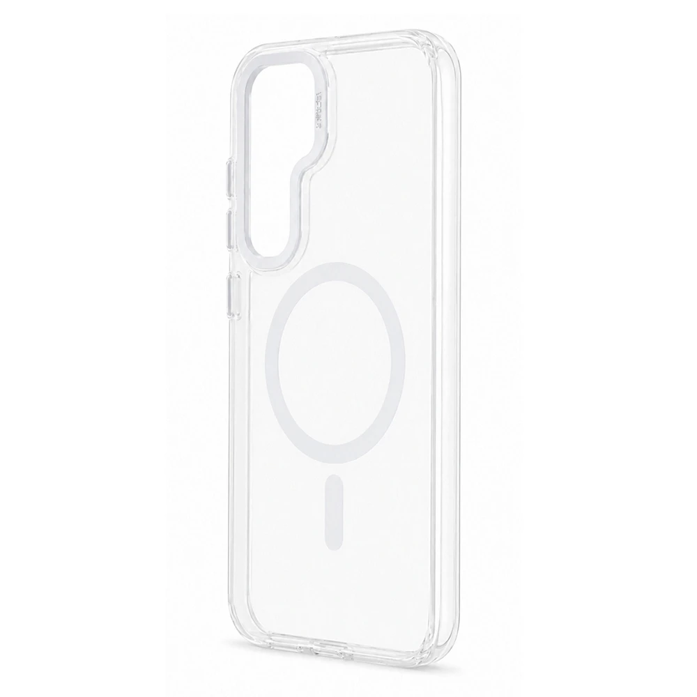 Husa spate pentru Samsung Galaxy S25 Berlia Magsafe Series - Alb