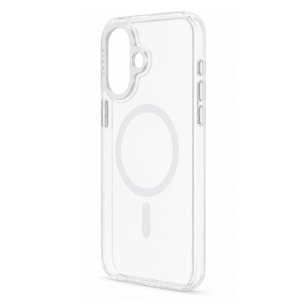 Husa spate pentru iPhone 16 Berlia Magsafe Series - Alb